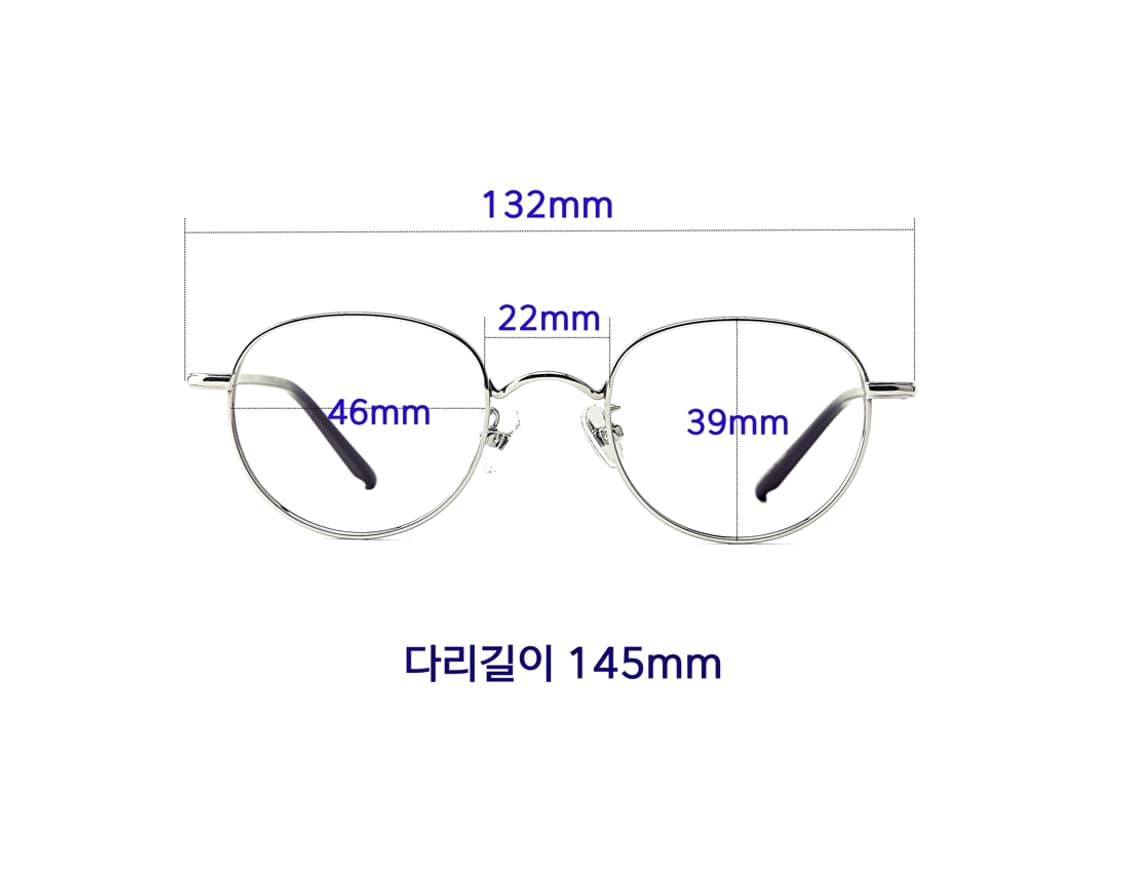 46사이즈의 앤틱실버안경,새제품 상품이미지8