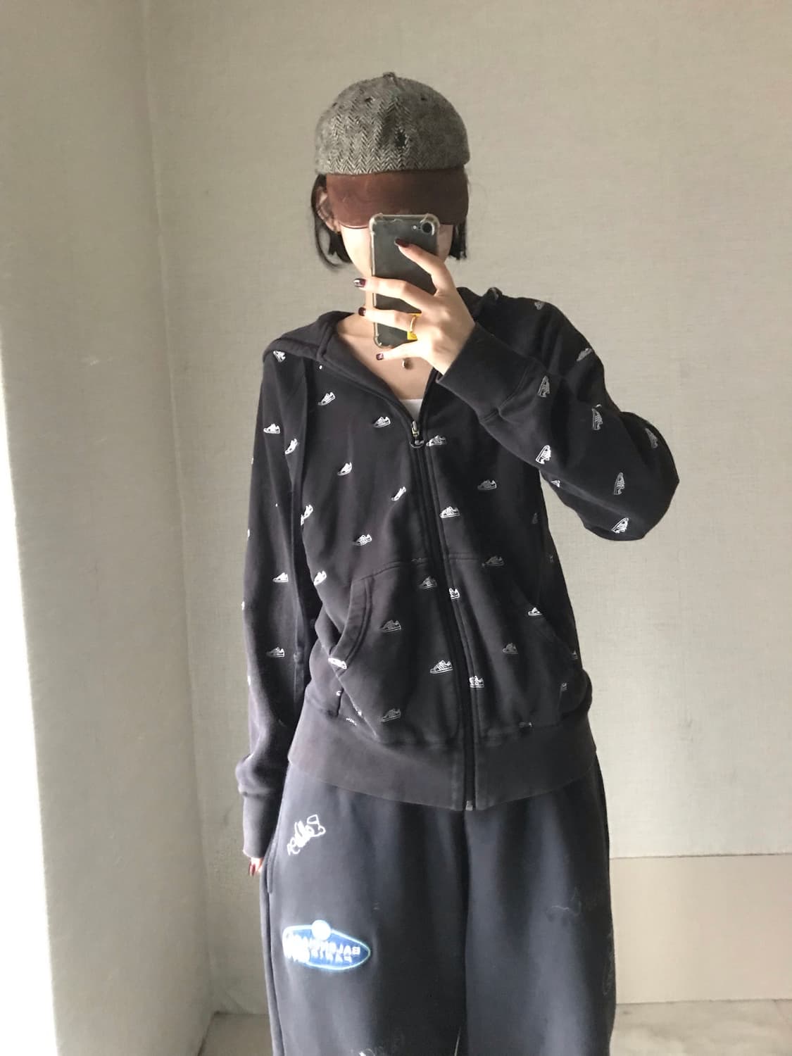 아디다스 00s 블랙 슈퍼스타 후드집업 상품이미지3