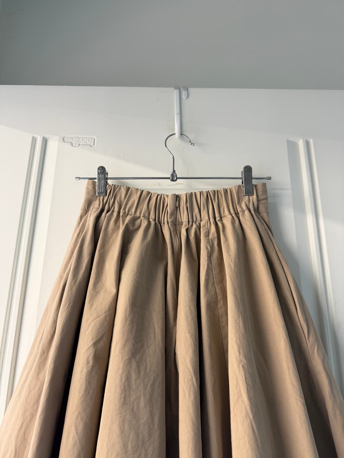 일본빈티지 베이지 핀턱 플리츠 롱스커트 상품이미지9