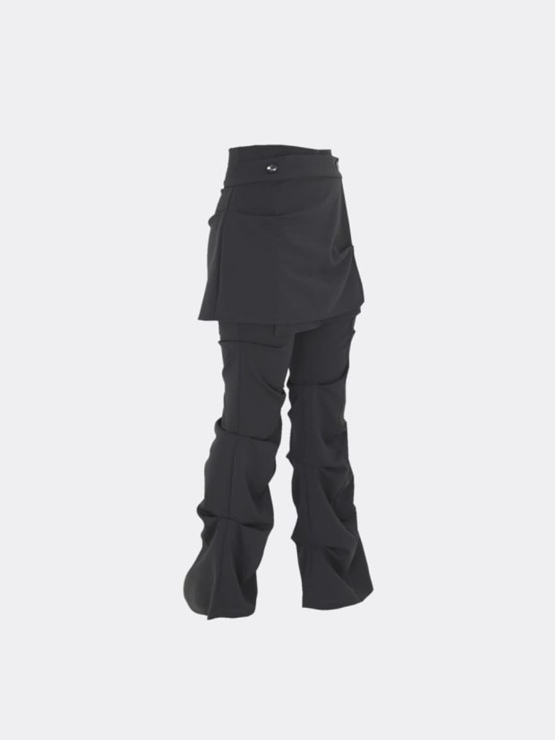 OJOS wrap over tuck pants 상품이미지2