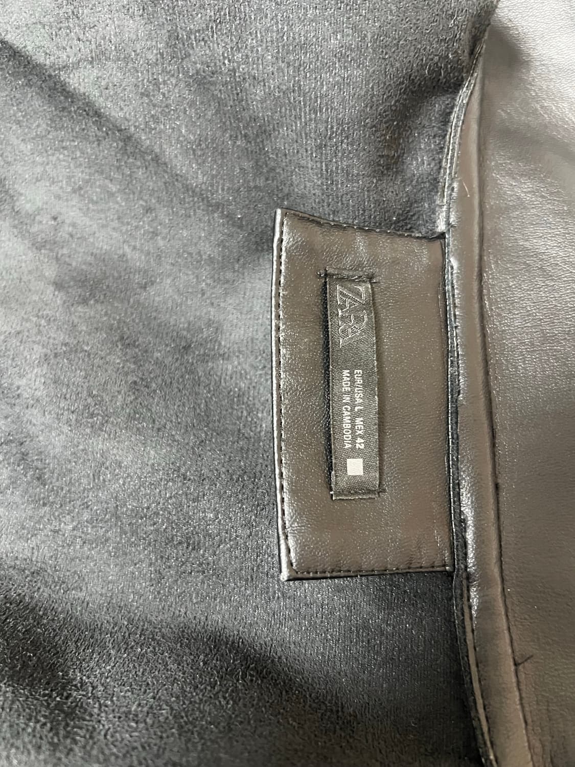 자라 레더자켓 상품이미지7