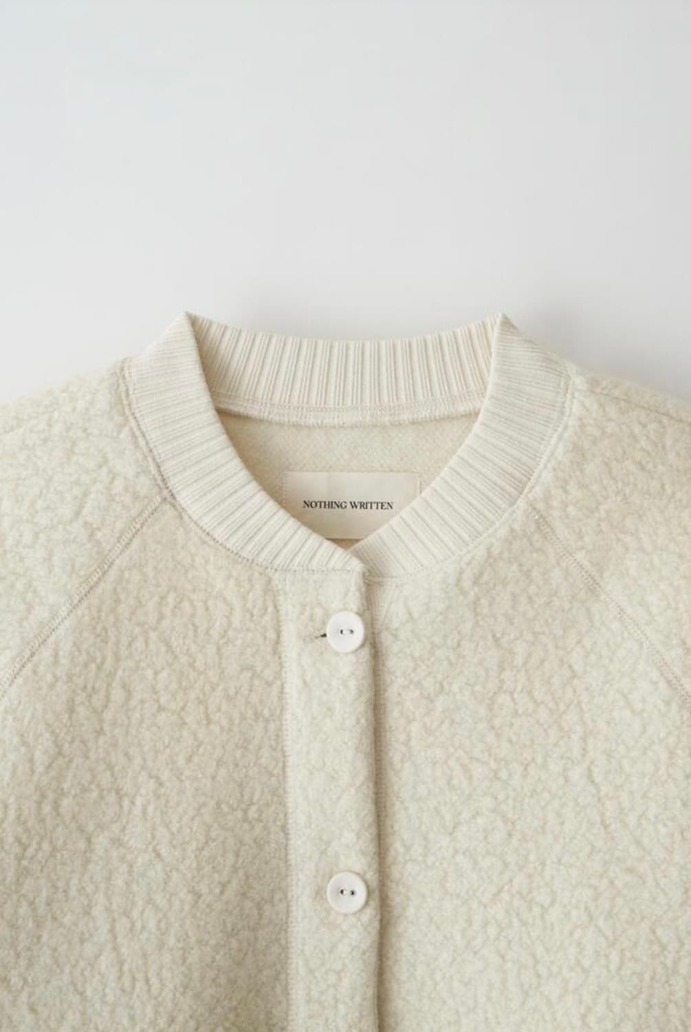 낫띵리튼 Alpaca wool raglan jumper (Ivory) 상품이미지2