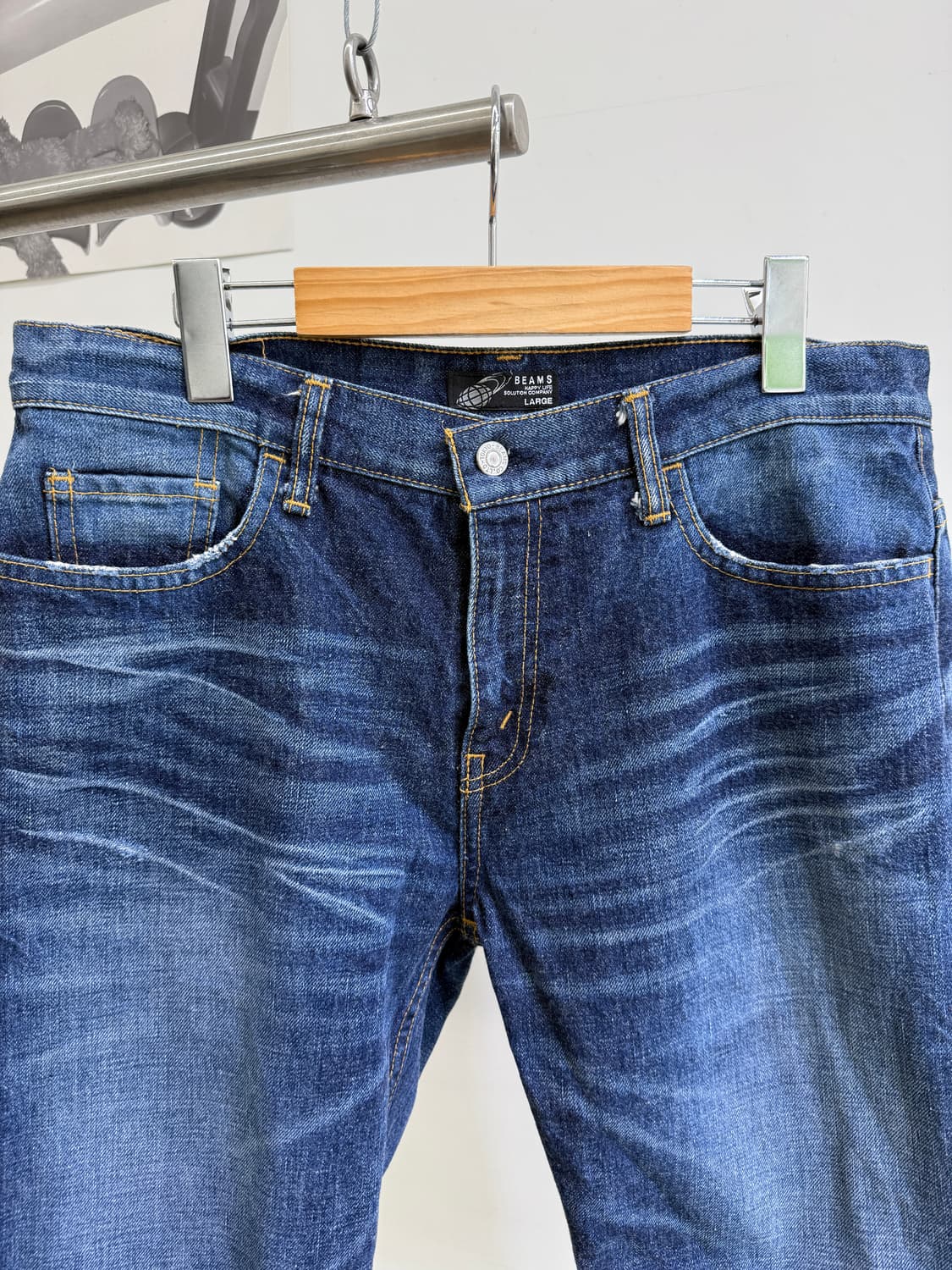 BEAMS (Made in Japan) 데님 쇼츠  상품이미지2