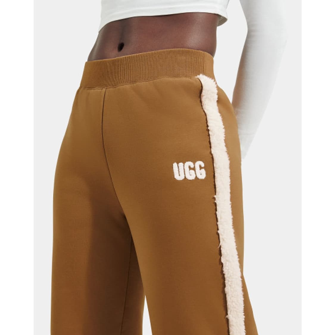UGG 어그 플리스 양털 팬츠 방한 패딩 스키 겨울 브라운 체스넛 XS 상품이미지3