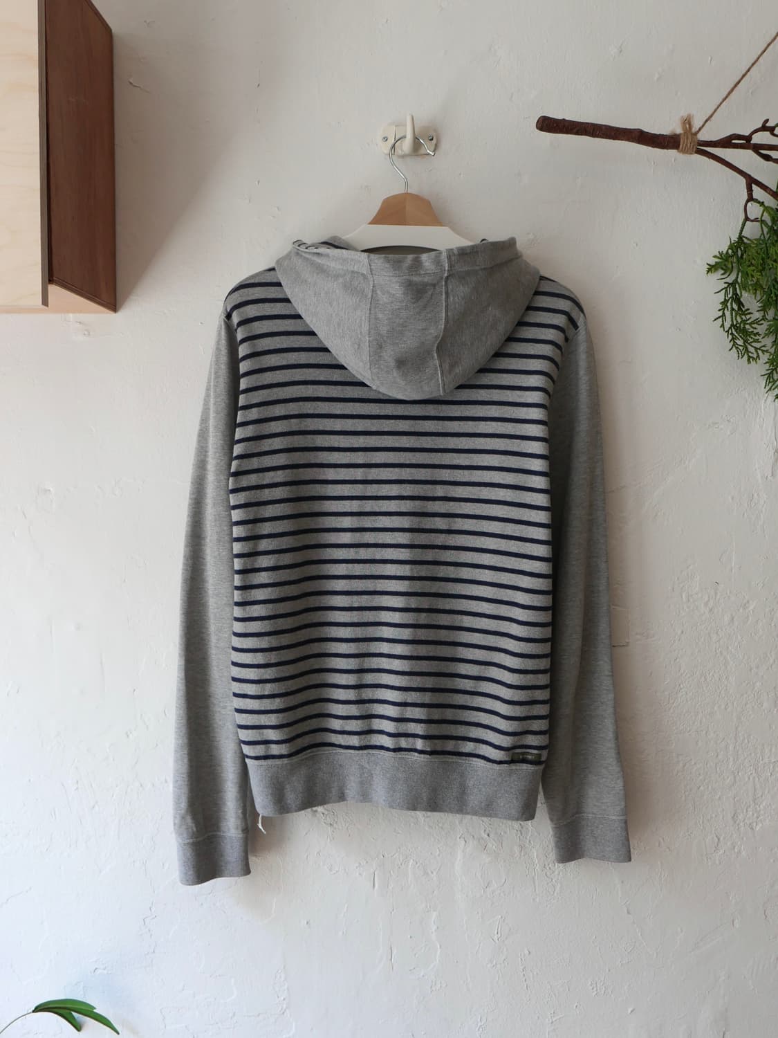 소프넷 스트라이프 후드집업 상품이미지2