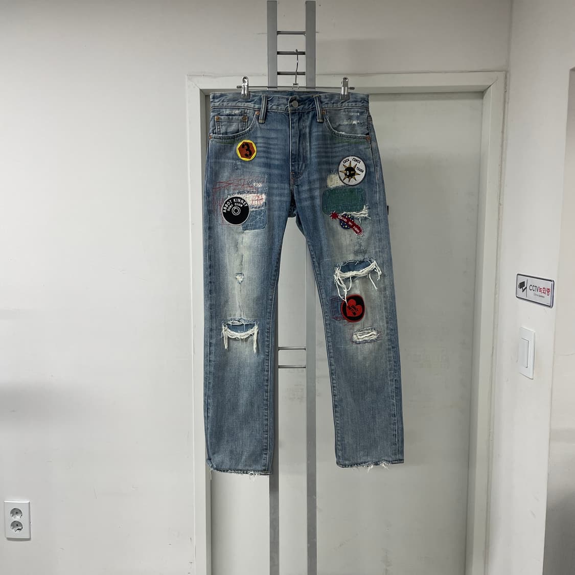 리바이스 513 패치워크 데님 팬츠 W32 L32 상품이미지5