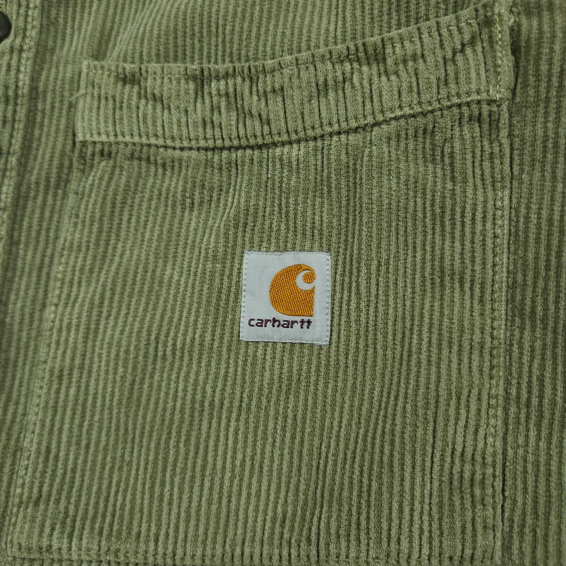 M(95) 칼하트 리워크 코듀로이셔츠 빈티지올리브 상품이미지3