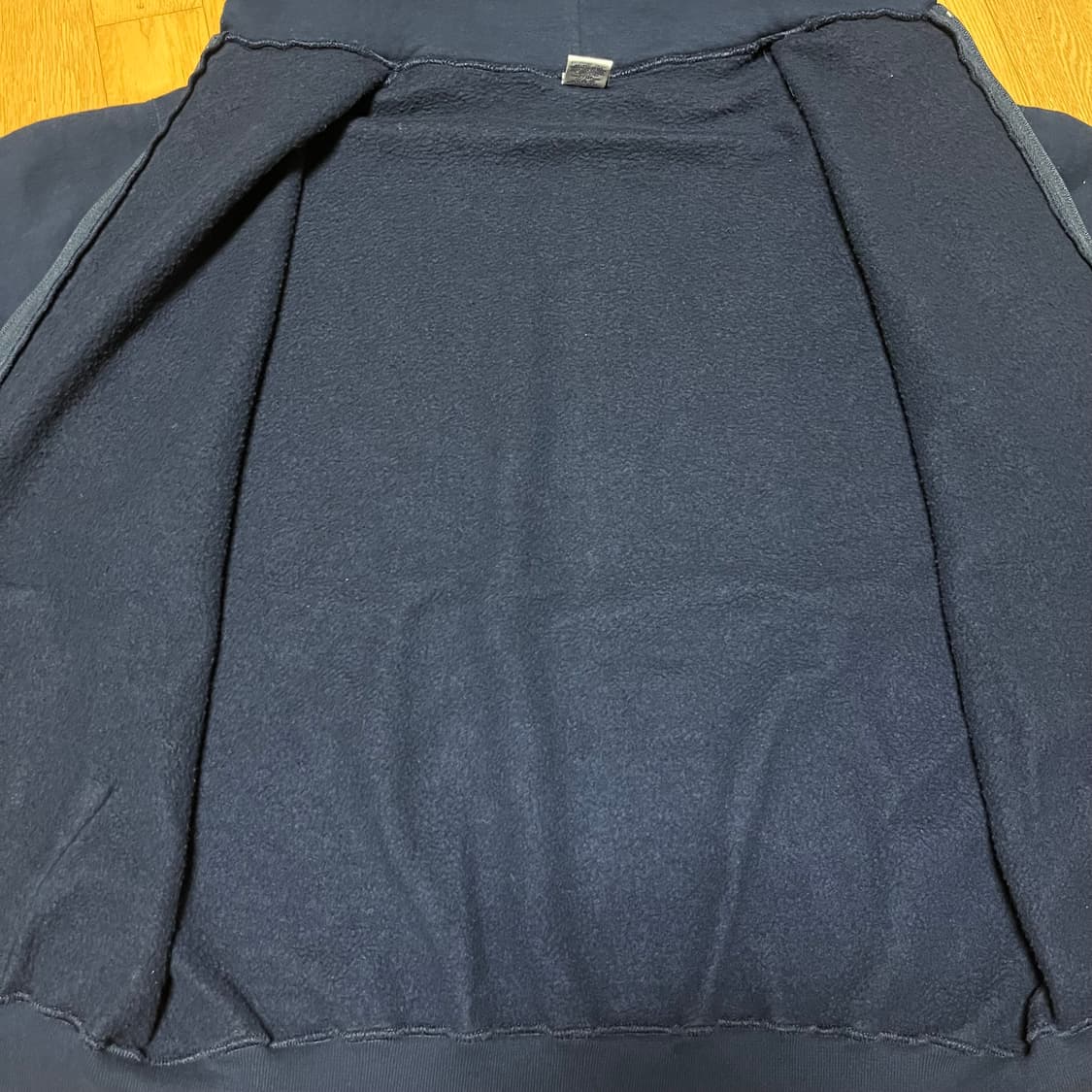 [L] 90s 빈티지 러셀 후드집업 네이비 상품이미지5