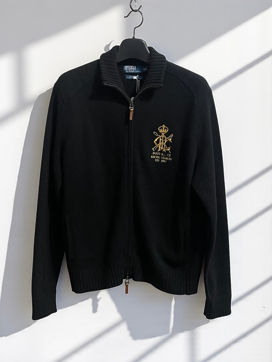 폴로 랄프로렌 램스울 집업 니트 자켓 상품이미지1