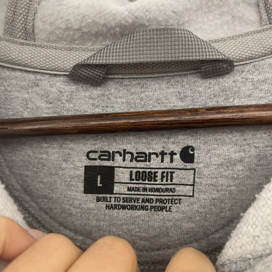 칼하트 레트로 빈티지 모던 캐주얼 기모 후드티 L C09792 상품이미지5