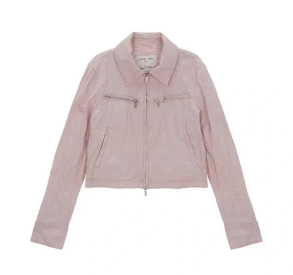 마뗑킴 matain kim 크링클 크롭 점퍼  상품이미지1