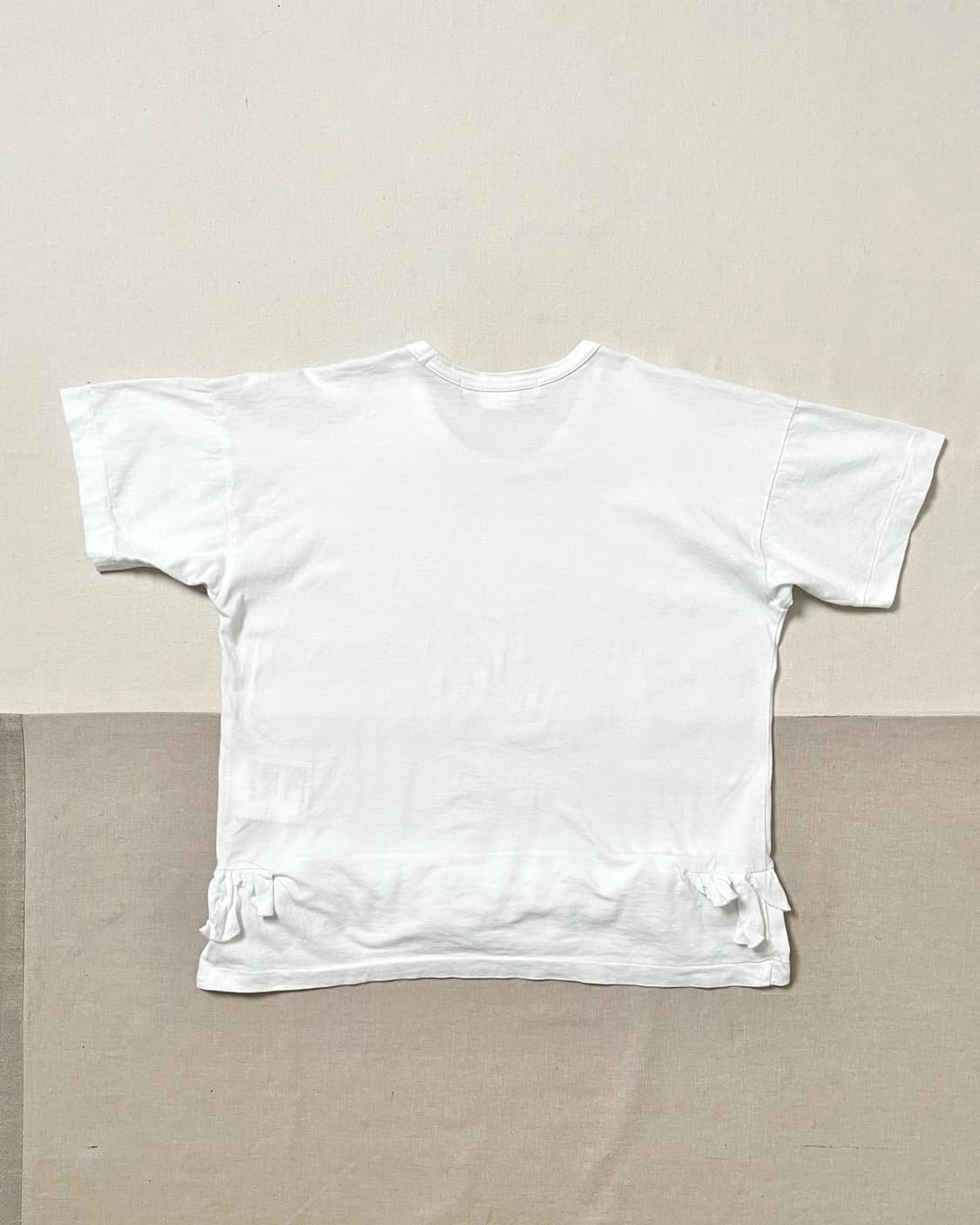꼼데가르송 프릴 헴 티셔츠 comme des garcons frill 상품이미지2