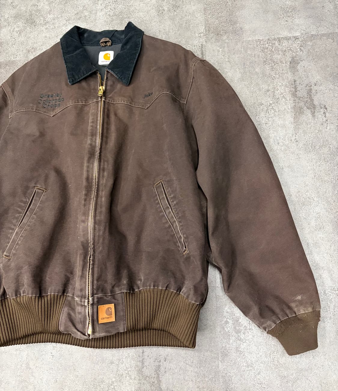 10s 칼하트 산타페 j14 dkb 브라운 자켓 상품이미지4