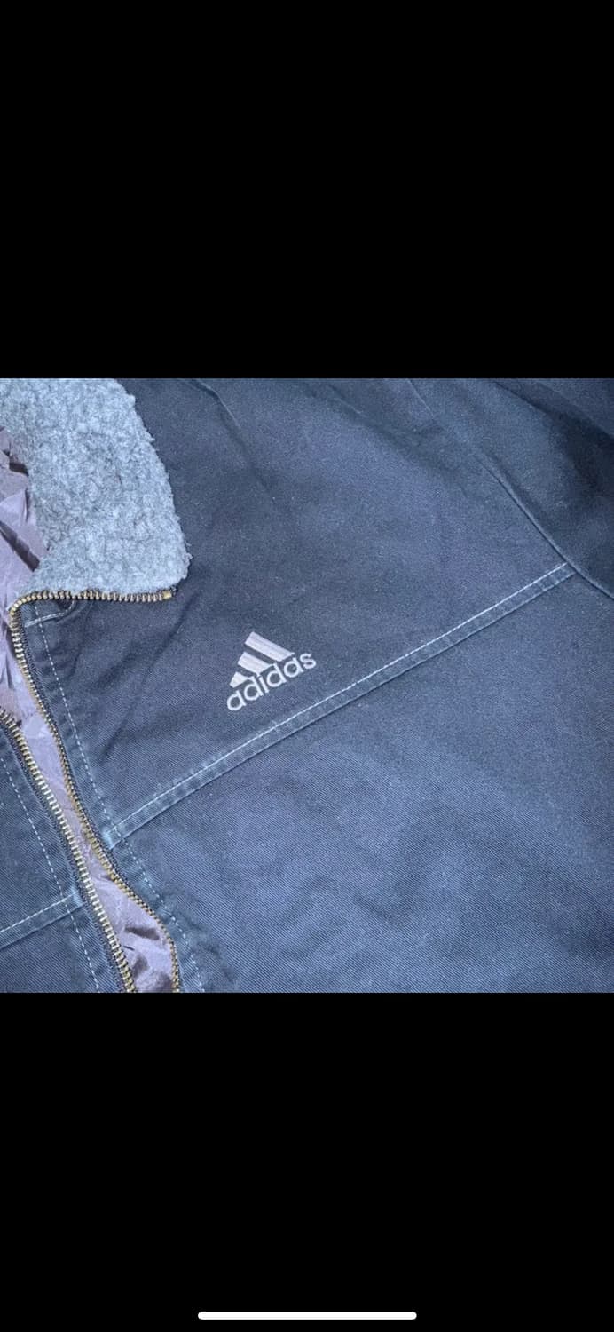 투티/ 0074 아디다스 네이비 기모 안감 워크 자켓 상품이미지5