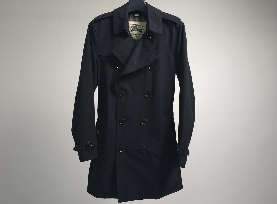 버버리 정품 PRORSUM 영국생산 블랙 트렌치코트 클래식 아카이브 10 상품이미지1