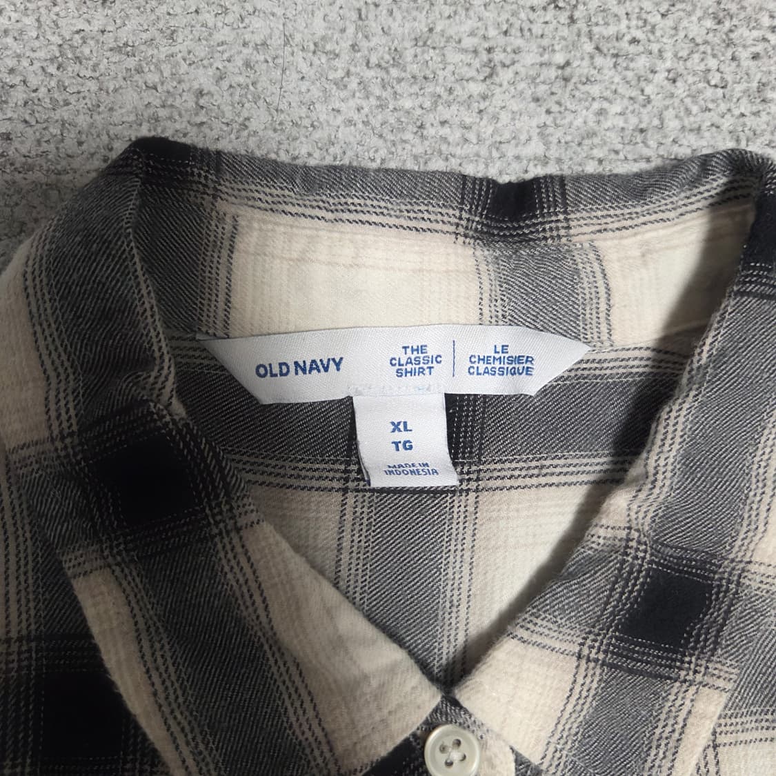 Old Navy 올드네이비 플란넬 체크셔츠 L(100) 상품이미지3
