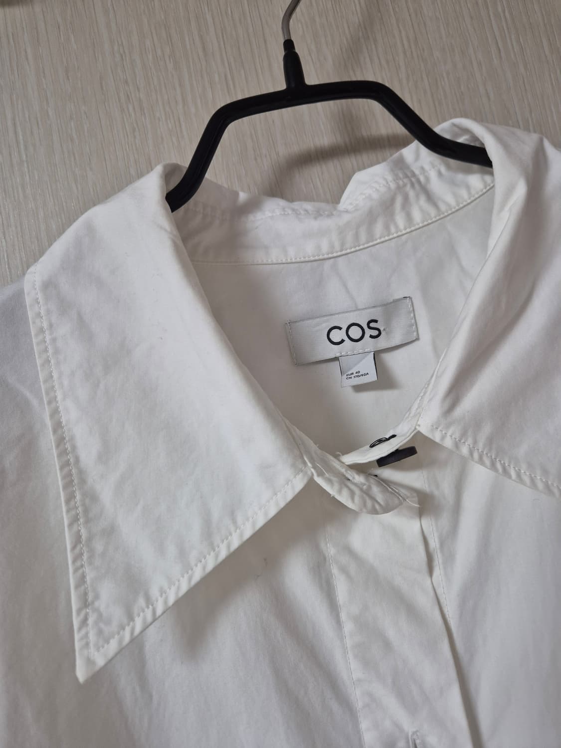 COS 코스 화이트 셔츠 원피스 릴랙스핏 드레스 40 상품이미지6