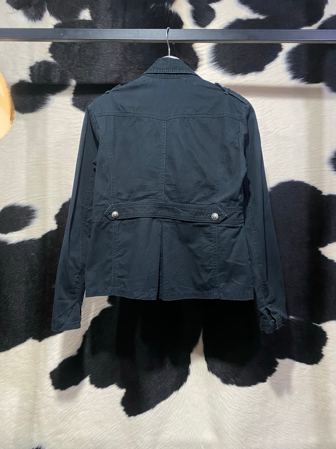 TRU 블랙 견장디테일 자켓 상품이미지7