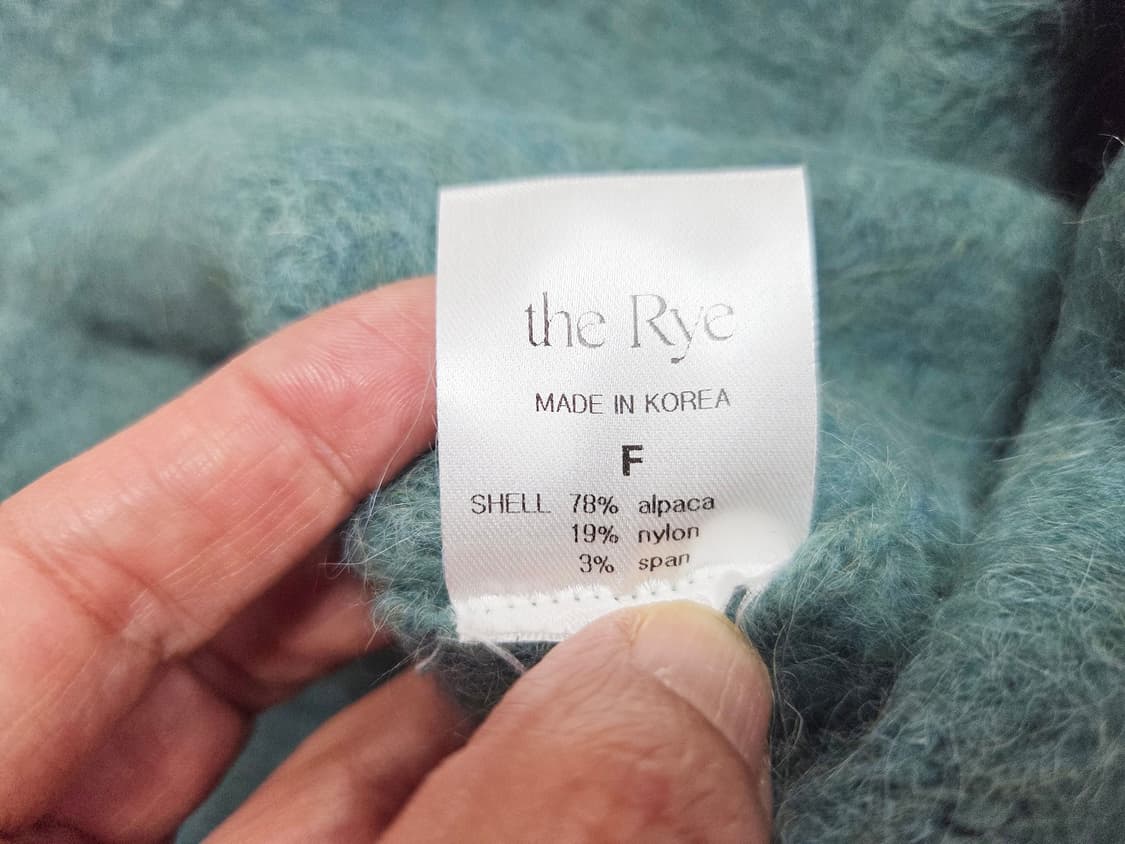 더라이(the Rye) 알파카 뷔스티에 니트 프리사이즈 새상품 상품이미지8