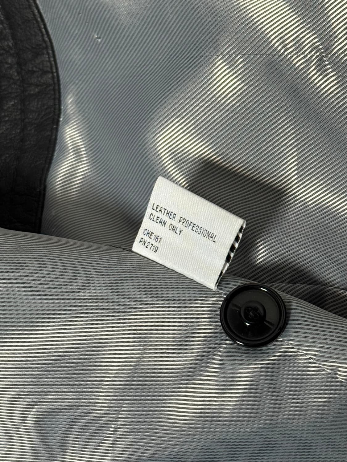 유럽 빈티지 matinee 레더 블레이저 3B 가죽 자켓 블랙 S 상품이미지4