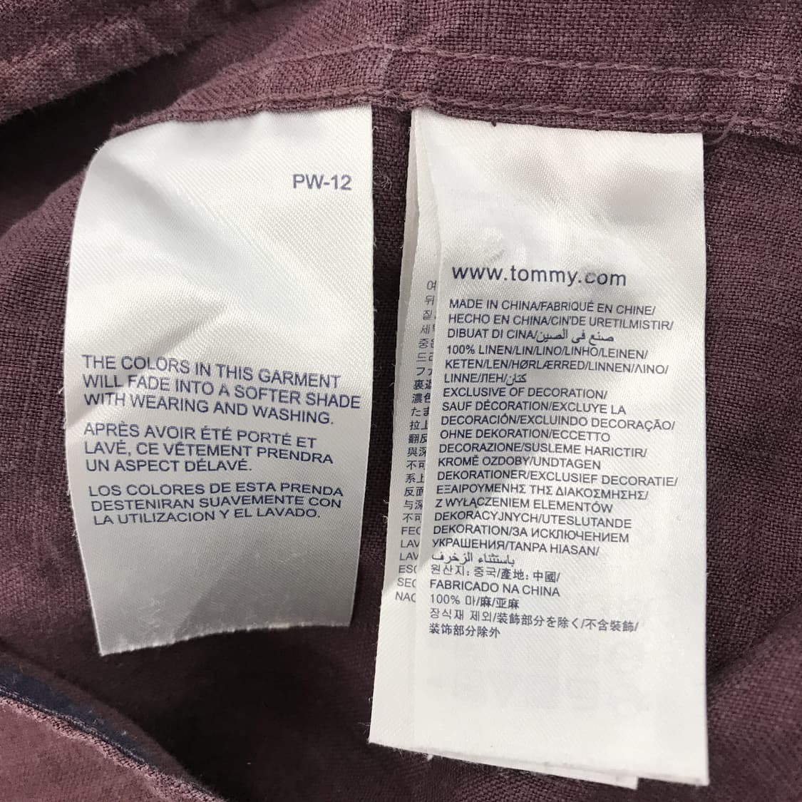 타미힐피거 프리미엄 린넨셔츠 [M] 상품이미지5
