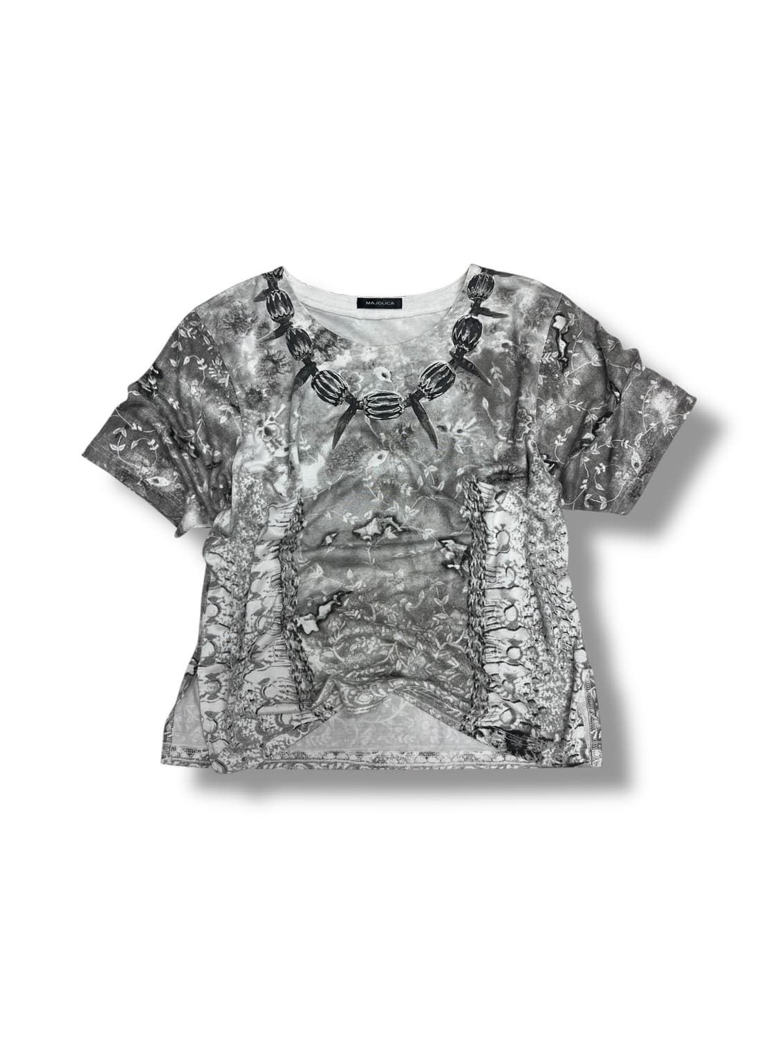 chain printed top 상품이미지1