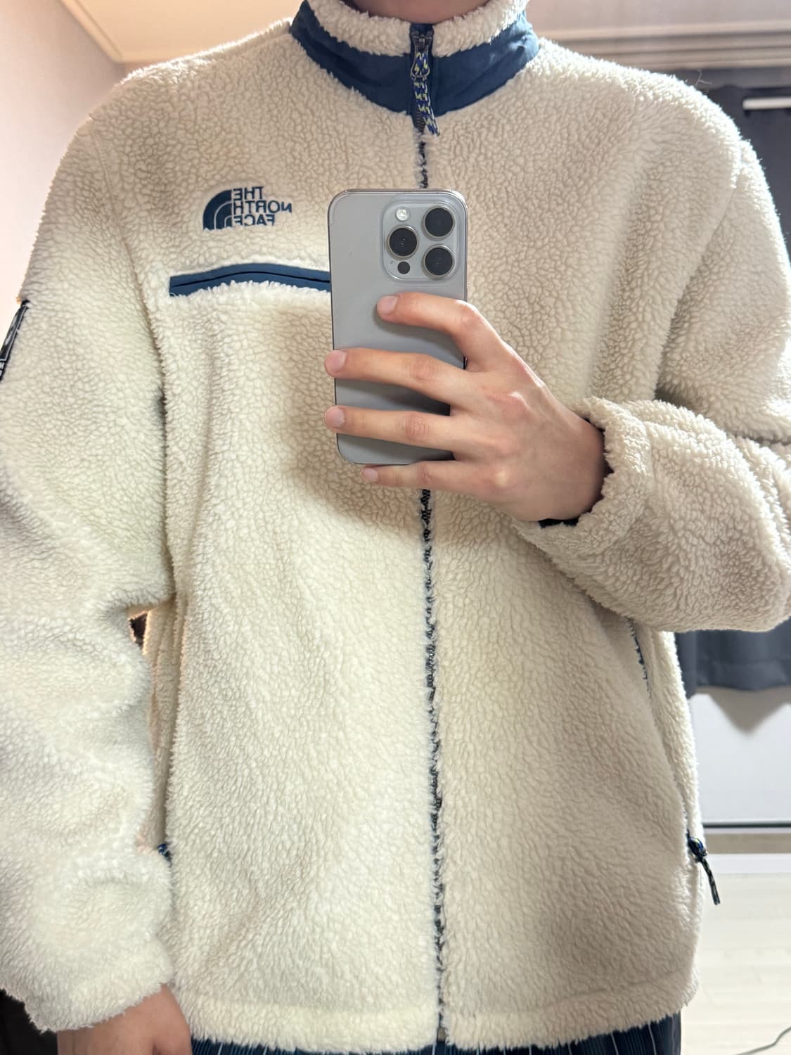 노스페이스 뽀글이 플리스 아이보리 (XL) 상품이미지1