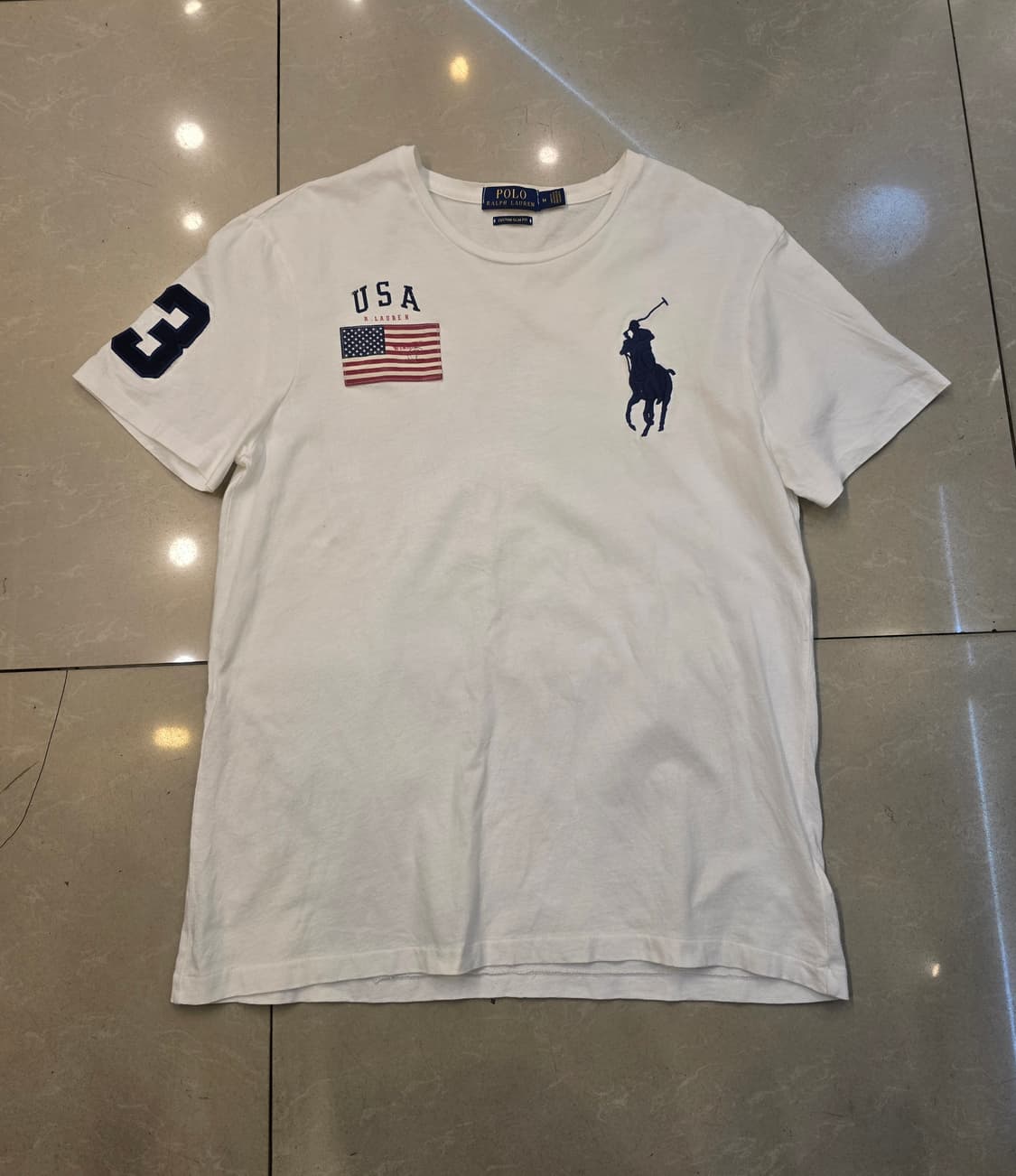 폴로랄프로렌 성조기 빅포니 반팔티셔츠 M 상품이미지1