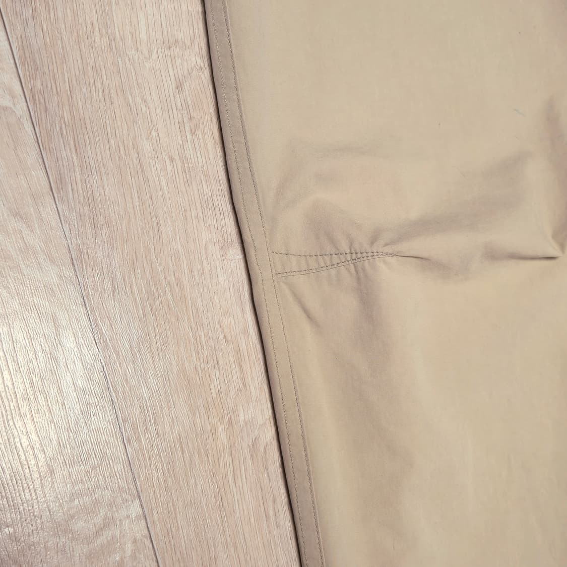 S) 쿠어 베이지 코튼 와이드 치노팬츠 상품이미지4