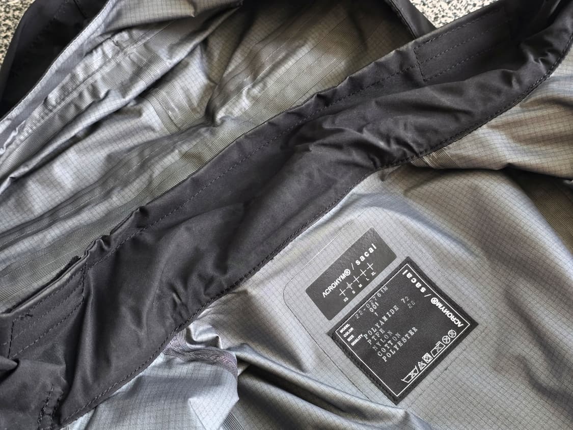 [S / 95] 사카이 x 아크로님 필드 자켓 블랙 상품이미지4