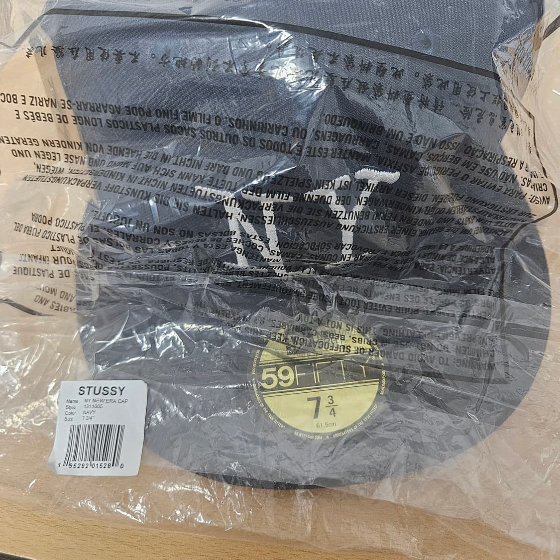 스투시 NY 뉴에라 캡 네이비(7 3/4) 상품이미지1