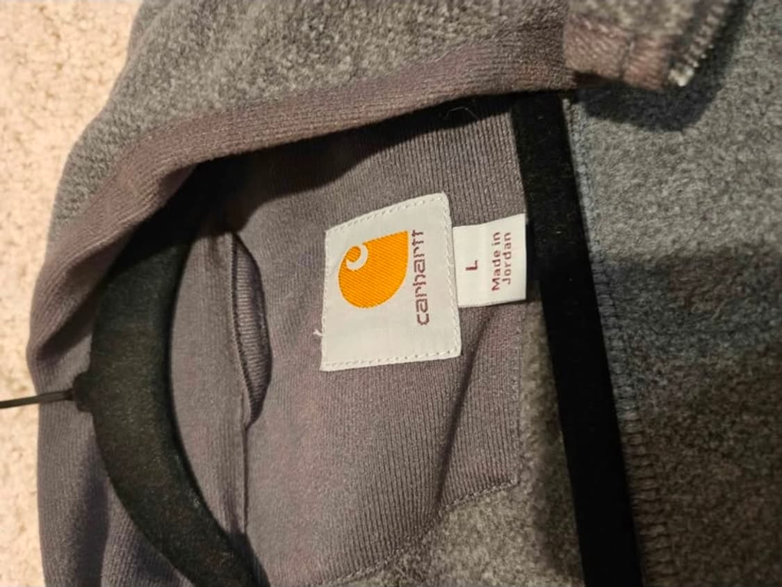 칼하트 그레이 103832-036 플리스 자켓 Man L 상품이미지3