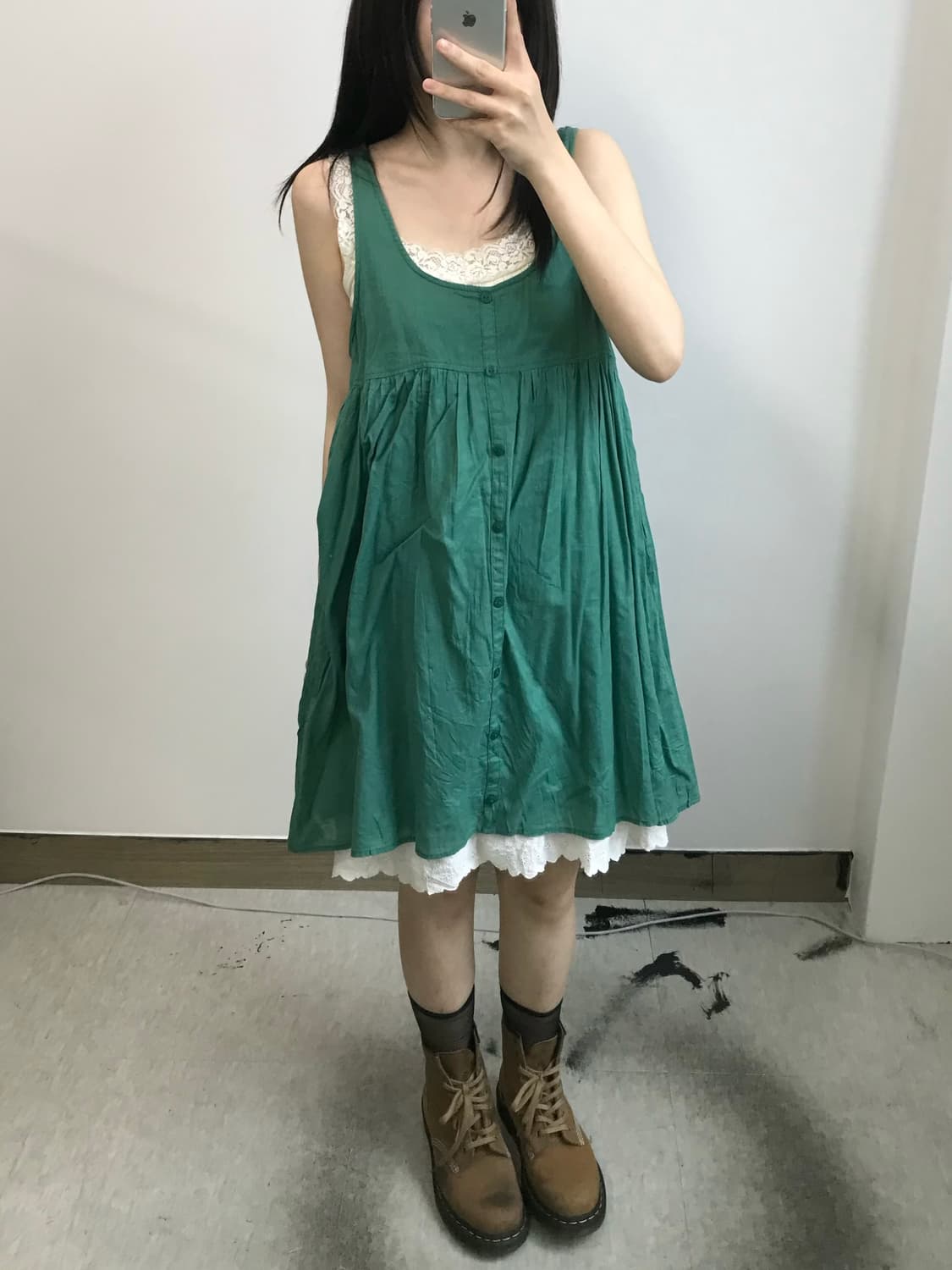 빈티지 레이어드 원피스 상품이미지2
