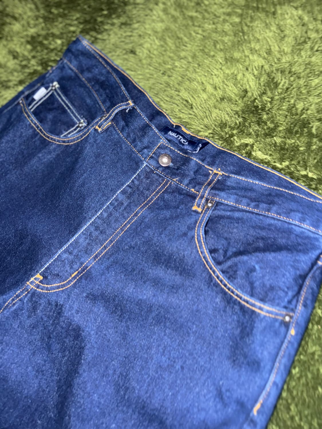 [XXL] Nautica 노티카 재팬 루즈 핏 데님 쇼츠 반바지 인디고 상품이미지2