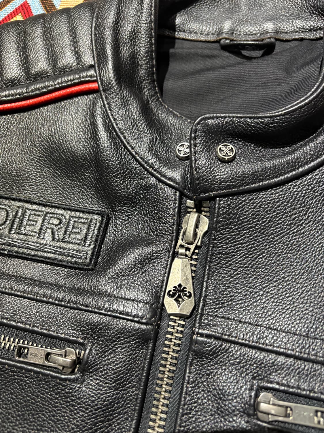 GSB-DIEREI 카우하이드 소가죽 바이커자켓 상품이미지5