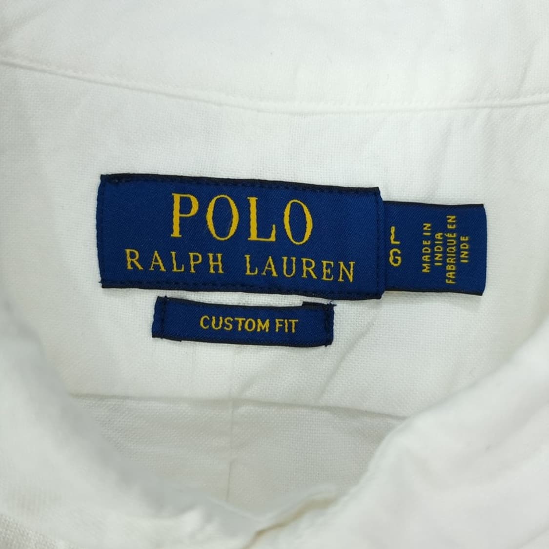 [폴로 랄프로렌] 포니 자수 커스텀핏 옥스포드 셔츠 화이트 M19396 상품이미지7