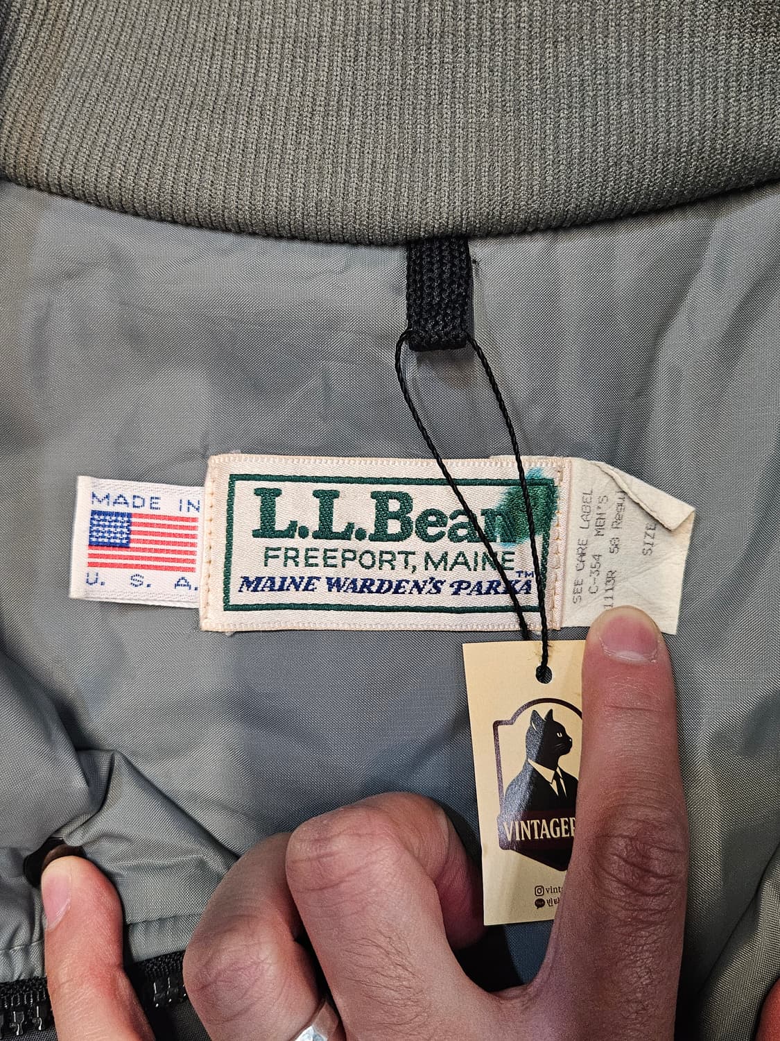 90s 엘엘빈 고어텍스 신슐레이트 파카 상품이미지3