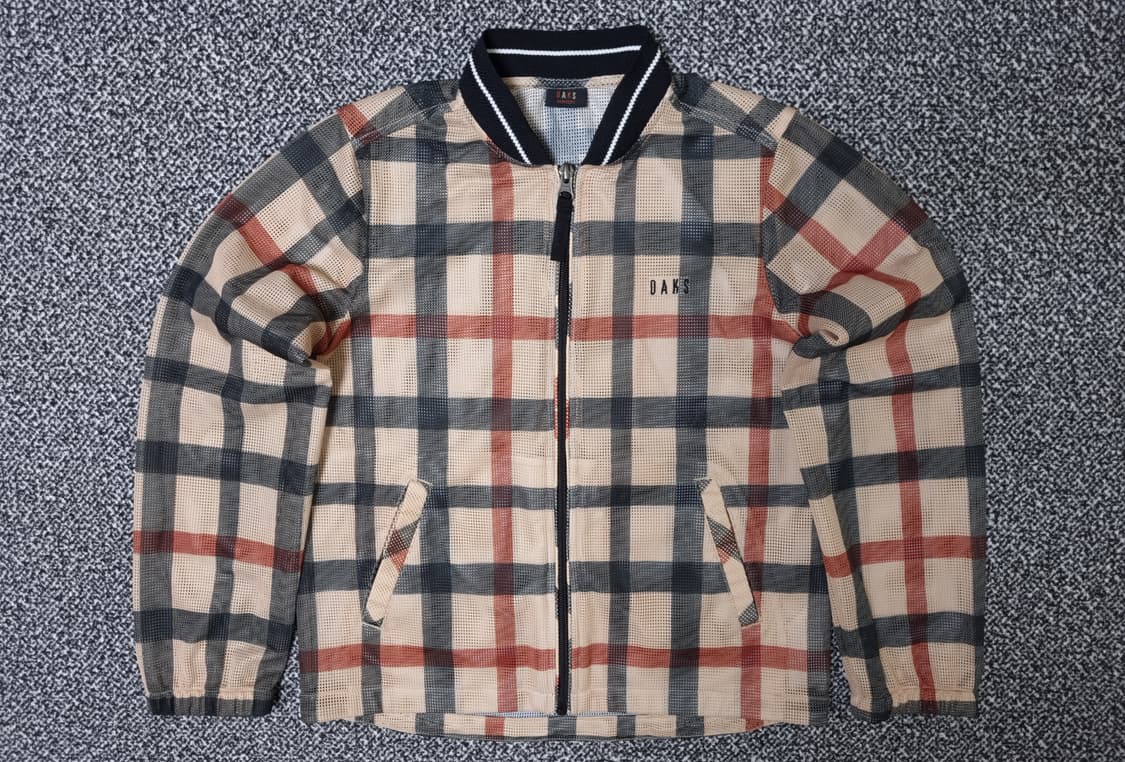 [무료배송][140]닥스 키즈 체크 매쉬 점퍼 상품이미지1