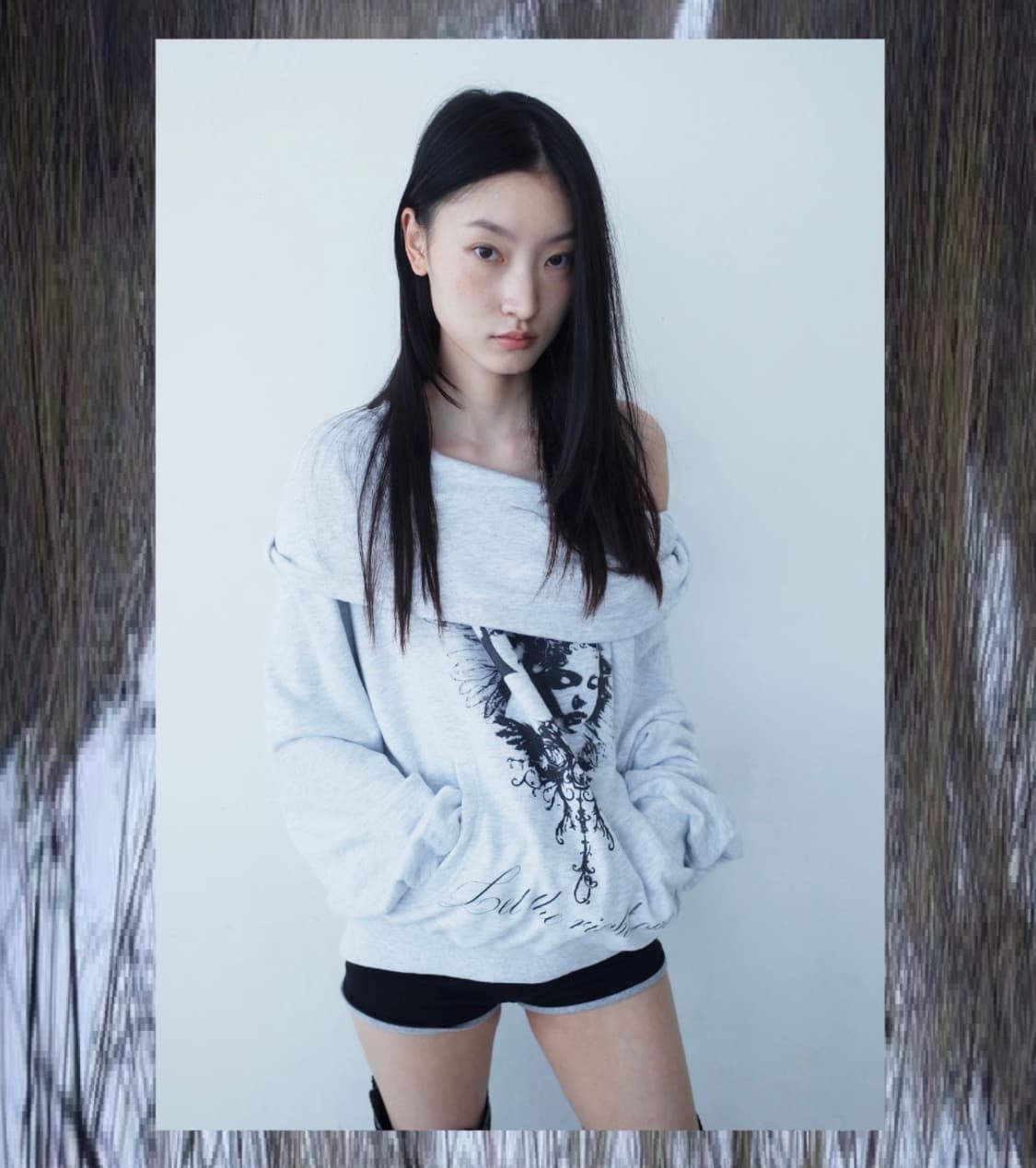 dydoshop Silent Hill hoodie후드오프숄더롱슬리브맨투맨 상품이미지1