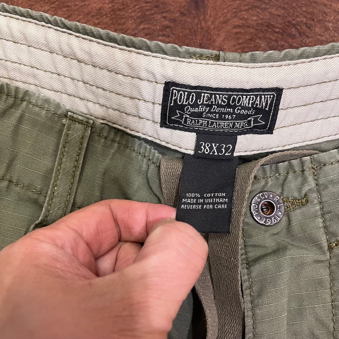 빈티지 폴로 카고팬츠 상품이미지3