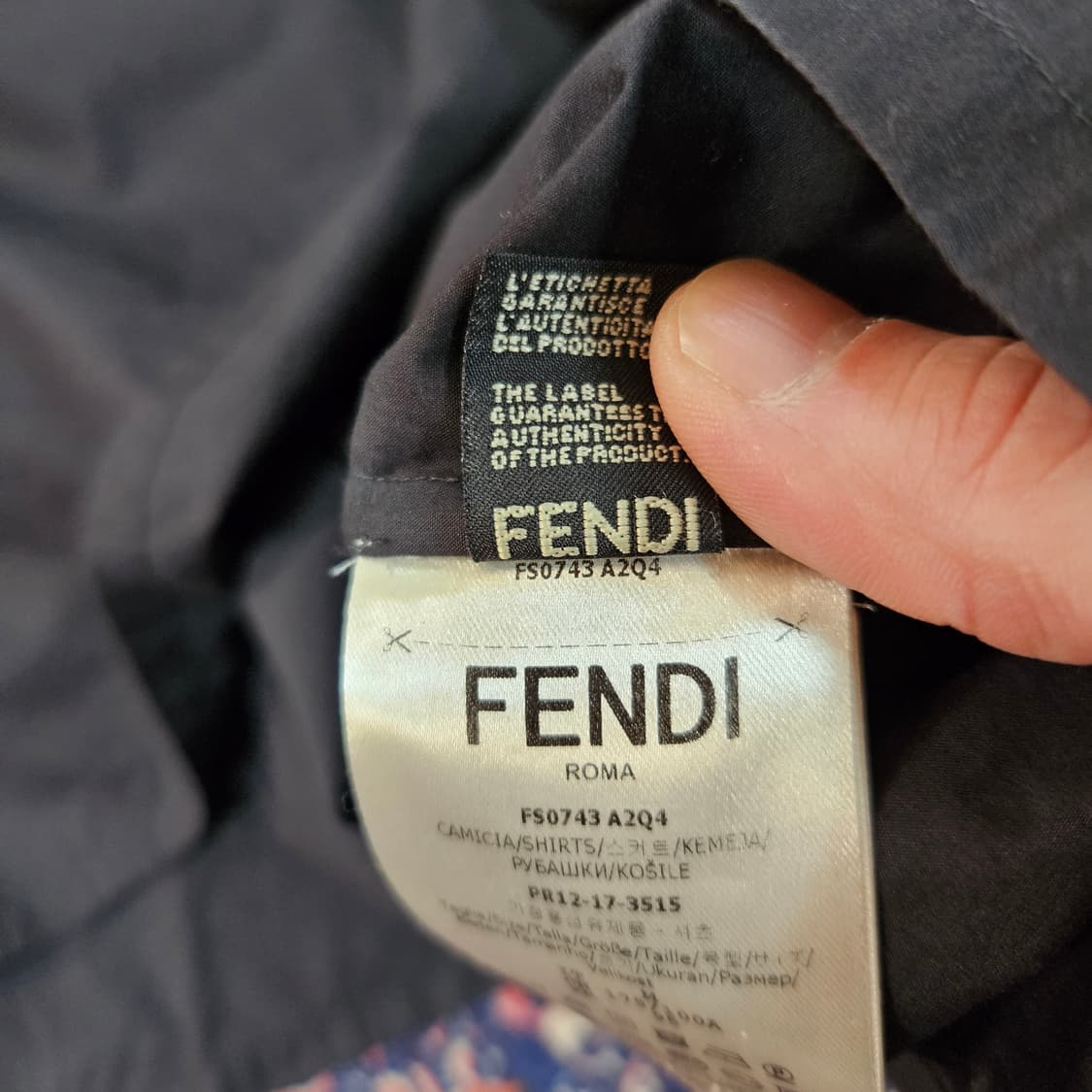 팬디(FENDI) 나일론 반팔 루즈핏 포켓 셔츠 M size 상품이미지8