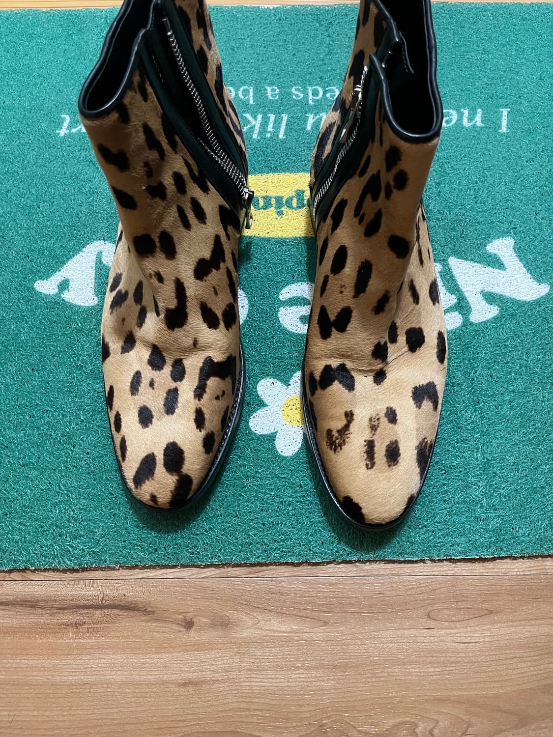 발망 정품 송치 레오파드 부츠 상품이미지5