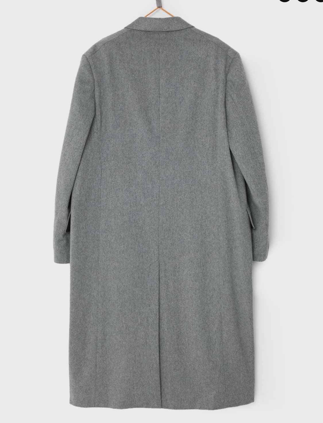 [5]오라리 캐시미어 몰스킨 코트 탑 그레이- 25AW 새상품 상품이미지2
