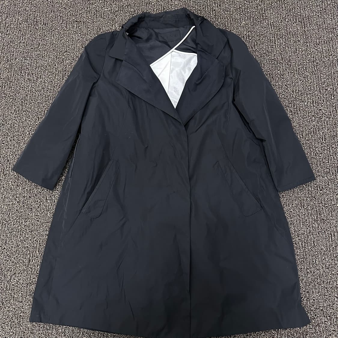 MINE 마인 한섬 여성 트렌치 코트 블랙 88사이즈 상품이미지1