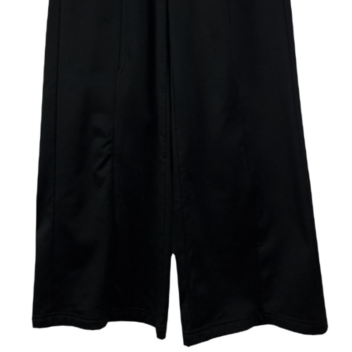 아디다스 로고 자수 슈퍼 와이드 트랙 팬츠 블랙 M16524 상품이미지5