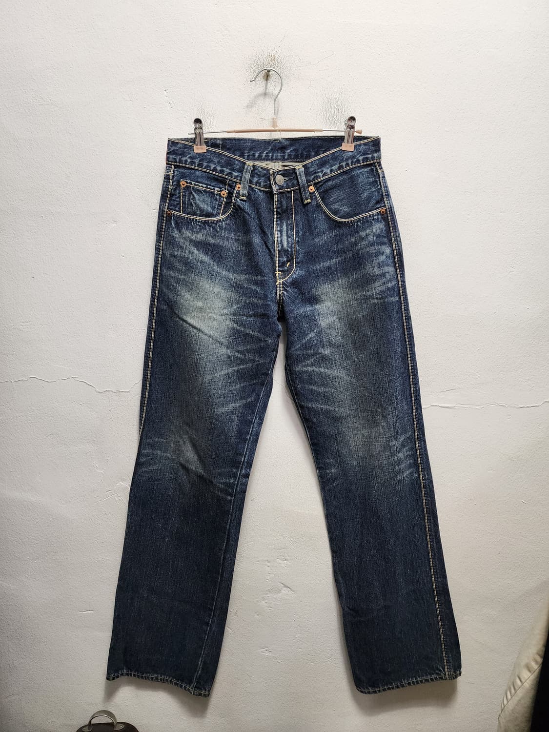 리바이스 510 스티치 워싱 데님 청바지 상품이미지2