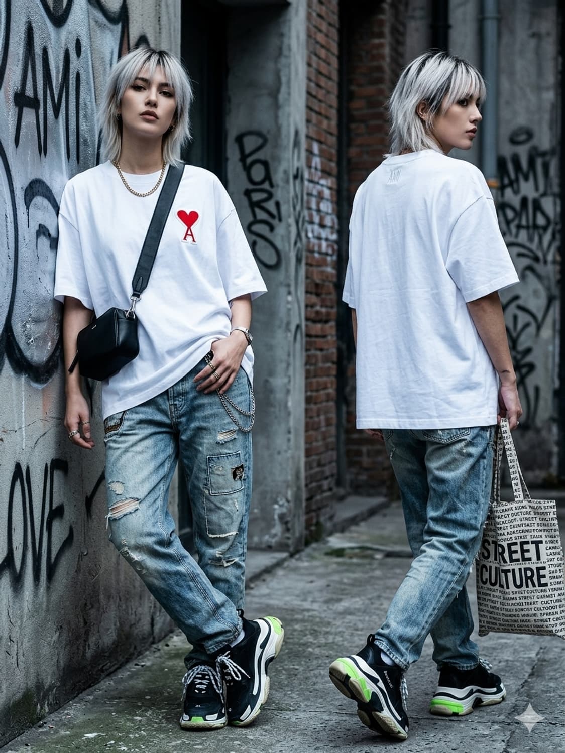 레플 아미 화이트 반팔티 95 상품이미지1