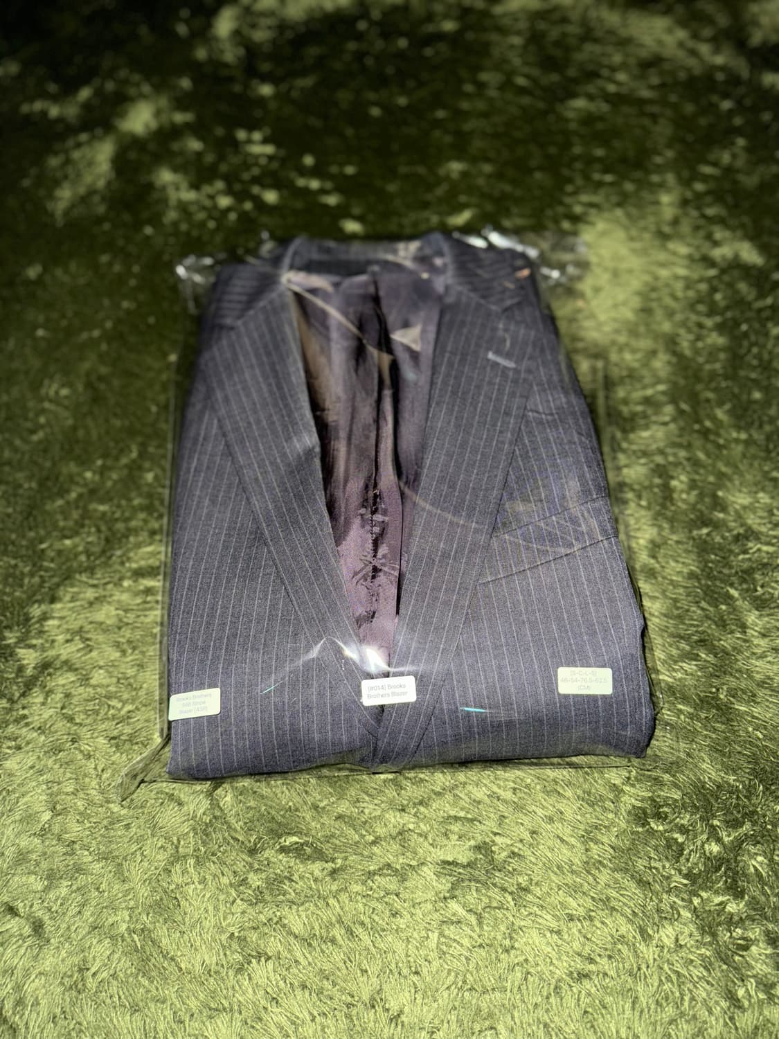 [43R] 브룩스 브라더스 346 클래식 핏 스트라이프 블레이저 자켓 상품이미지10