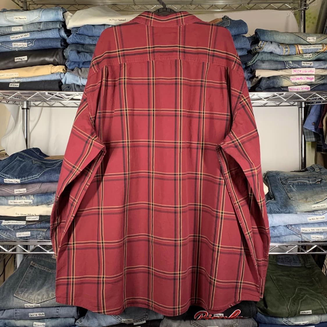 [2XL] 칼하트 루즈핏 체크패턴 워크셔츠 상품이미지3