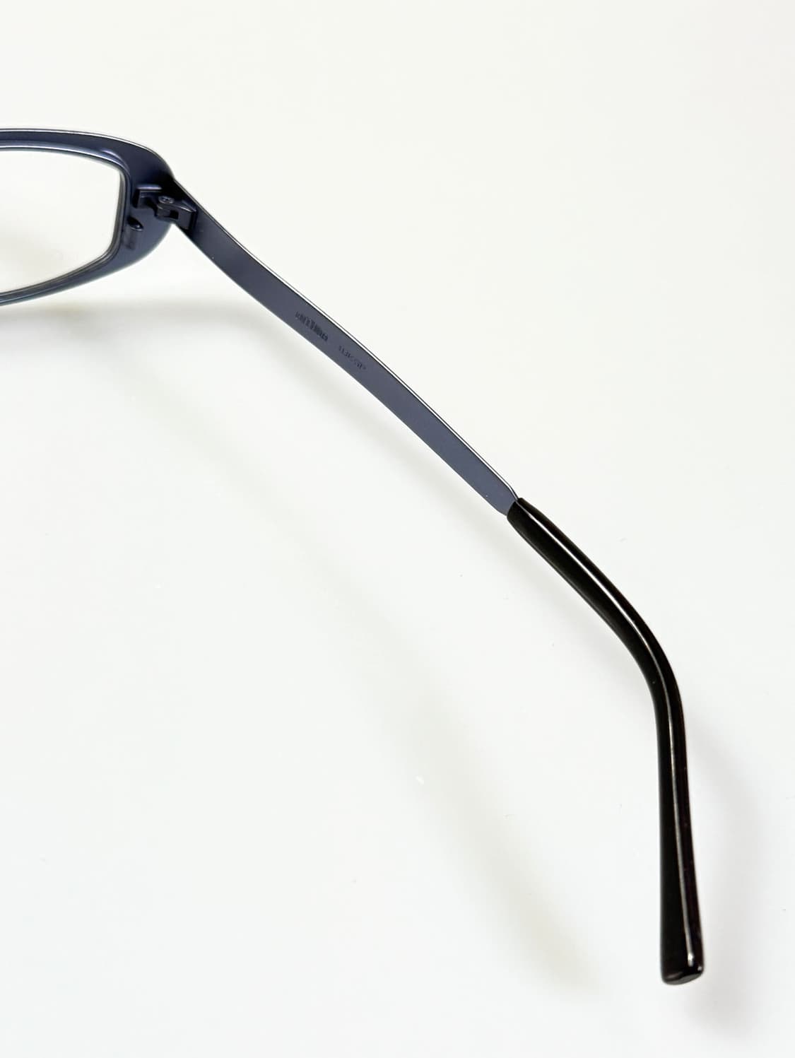 INTIMA 블루 메탈릭 스퀘어 빈티지 안경 상품이미지6